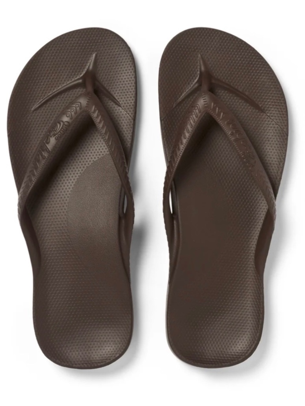 NWT Archies Brown Arch Support Flip Flops Thong Sandals sz Mens 7 / Women’s 8